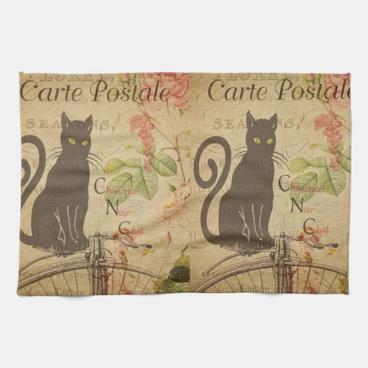 Frans Briefkaart Kitchen Towel Theedoek (Horizontaal)