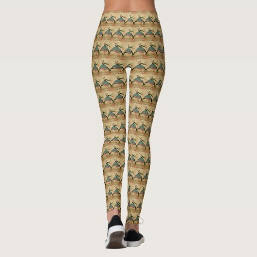 Frans Briefkaart Leggings vrouwen (Achterkant)
