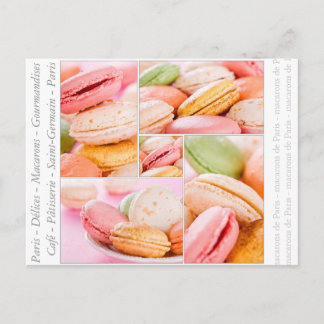 Frans Briefkaart Macarons