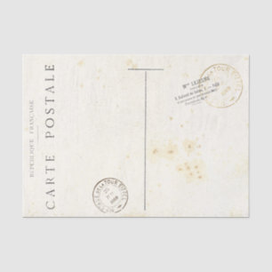  Frans Briefkaart met poststempel Tissuepapier