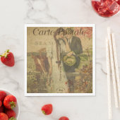 Frans Briefkaart Papier Napkin Servet (Insitu)