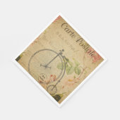 Frans Briefkaart Papier Napkin Servet (Hoek)