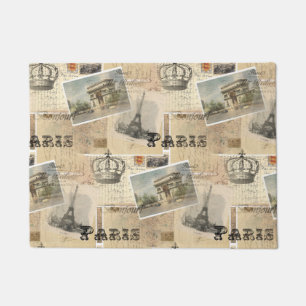 Frans Briefkaart Paris Doormat Deurmat
