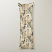 Frans Briefkaart Paris Lichaamskussen (Achterkant (Verticaal))