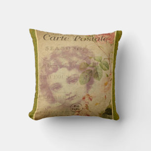 Frans Briefkaart Pillow Kussen