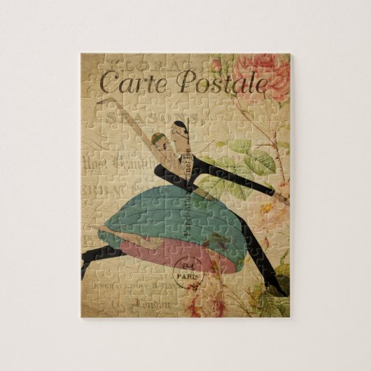 Frans Briefkaart Puzzle Legpuzzel (Verticaal)