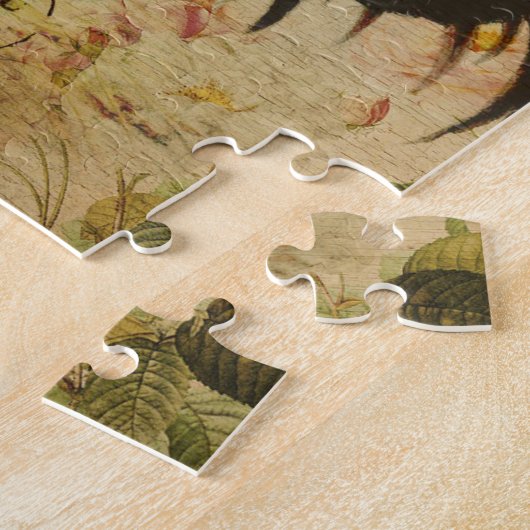 Frans Briefkaart Rooster Legpuzzel (Zijkant)