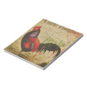  Frans Briefkaart Rooster Notitieblok (Linkerzijde)