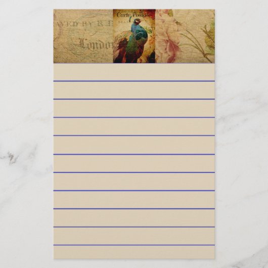 Frans Briefkaart Stationery Briefpapier (Voorkant)