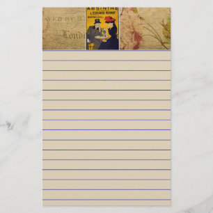 Frans Briefkaart Stationery Briefpapier