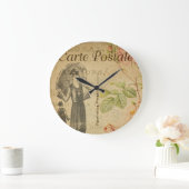  Frans briefkaart van de vrouw van de mode Grote Klok (Huis)