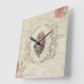  Frans Briefkaart van Floral Vierkante Klok (Hoek)