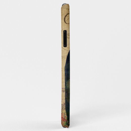  Frans Briefkaart varken met kroongras Case-Mate iPhone Case (Achterkant/rechts)