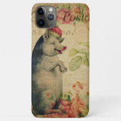  Frans Briefkaart varken met kroongras Case-Mate iPhone Case (Achterkant)