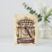  Frans Briefkaart voor Birdcage (Staand voorkant)