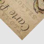 Frans Briefkaart voor ontkoppeling van kippen Tissuepapier (Detail)