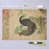  Frans Briefkaart voor ontkoppeling van kippen Tissuepapier (Craft)