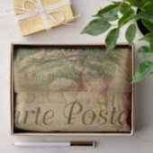  Frans Briefkaart voor ontkoppeling van kippen Tissuepapier (Geschenk)