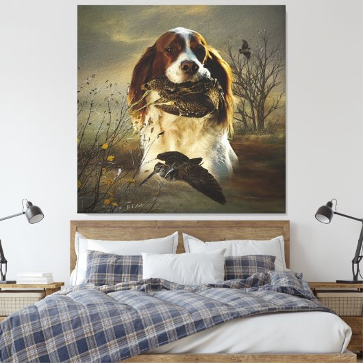 Frans-Brittany, art Canvas Afdruk (Insitu (Slaapkamer))