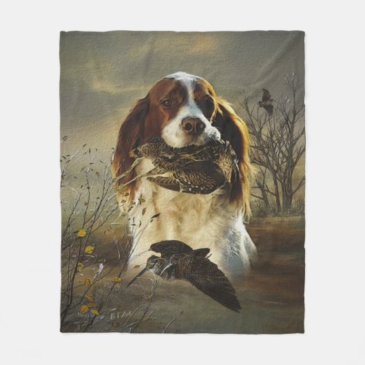 Frans-Brittany, art Fleece Deken (Voorkant)