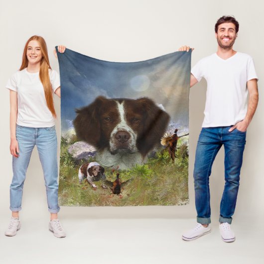 Frans-Brittany, art Fleece Deken (In situ)