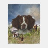 Frans-Brittany, art Fleece Deken (Voorkant)