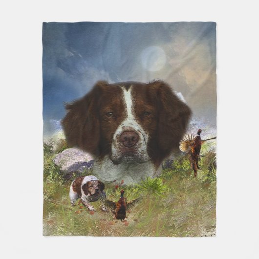 Frans-Brittany, art Fleece Deken (Voorkant)