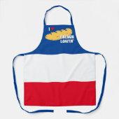 Frans brood Frankrijk vlag gepersonaliseerd bakken Schort (Voorkant)