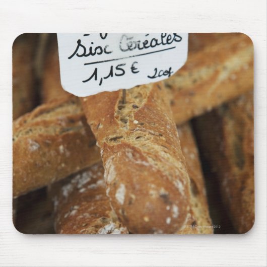 Frans brood op de markt muismat (Voorkant)