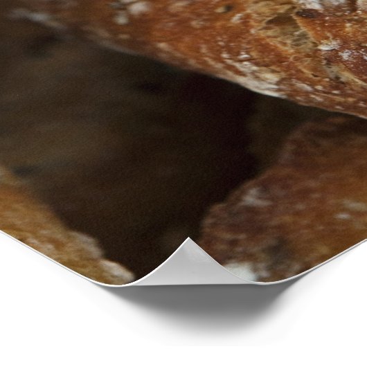 Frans brood op de markt poster (Hoek)