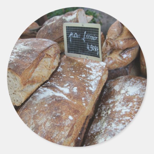 Frans brood van ProvenceProvence Ronde Sticker (Voorkant)