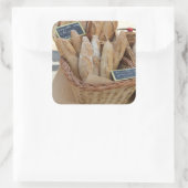 Frans brood van ProvenceProvence Vierkante Sticker (Tas)