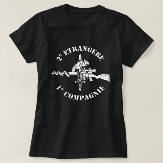 Frans buitenlander Legion Legion Etrangere Sniper T-shirt (Design voorkant)