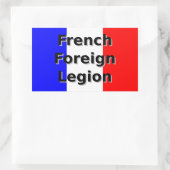 Frans buitenlands Legion Rechthoekige Sticker (Tas)