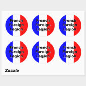 Frans buitenlands Legion Ronde Sticker (Vel)
