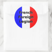 Frans buitenlands Legion Ronde Sticker (Tas)