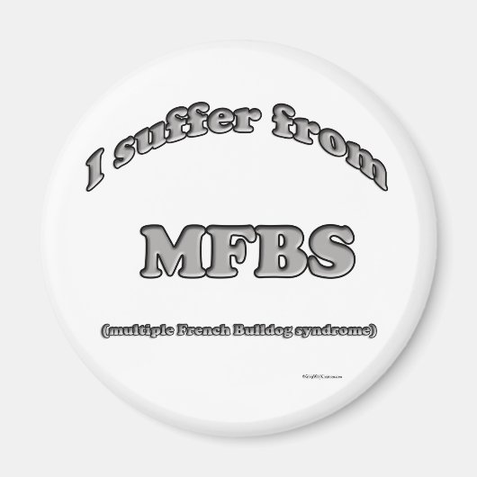 Frans buldog syndroom - magneet (Voorkant)