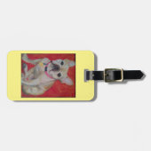 Frans Bull Dog Luggage of Purse Label Bagagelabel (Voorkant horizontaal)