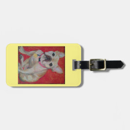 Frans Bull Dog Luggage of Purse Label Bagagelabel
