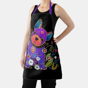 FRANS BULLDOG All-Over Print Apron Schort