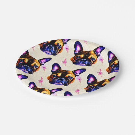 Frans Bulldog Art Paper Bord (Gekanteld)