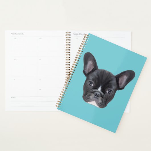 Frans Bulldog Art Portrait Planner (Display)