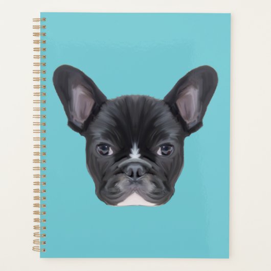 Frans Bulldog Art Portrait Planner (Voorkant)