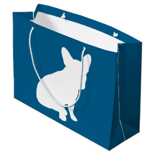 Frans Bulldog Baby shower Frenchy Frenchie Blue Groot Cadeauzakje