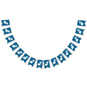 Frans Bulldog Baby shower Frenchy Frenchie Blue Vlaggetjes (Alle)