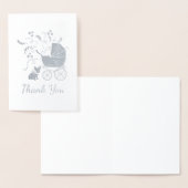 Frans Bulldog Baby shower Frenchy Frenchie Folie Kaarten (Display)