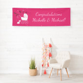 Frans Bulldog Baby shower Frenchy Frenchie Pink Spandoek (Insitu)