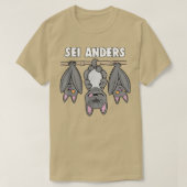 Frans Bulldog Bat Fairy Tale Sei Anders T-shirt (Design voorkant)