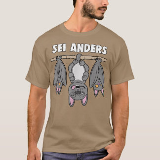Frans Bulldog Bat Fairy Tale Sei Anders T-shirt