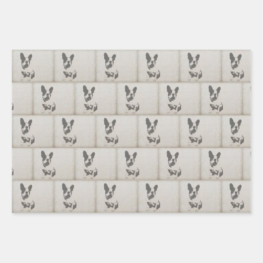  Frans Bulldog Birthday Wrapping Paper (Voorkant 3)